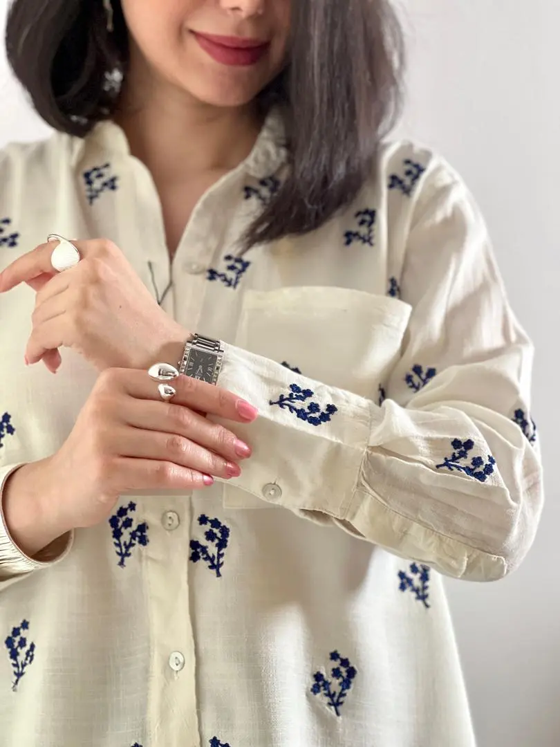 شومیز گلدوزی زارا