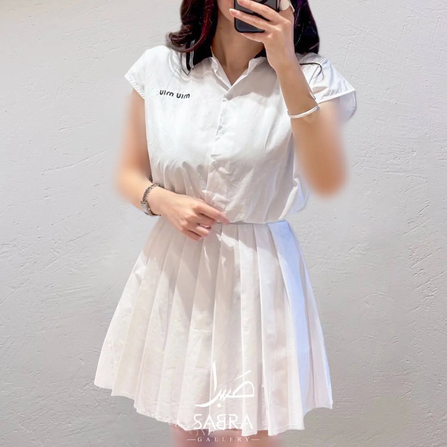 ست تنیسی شومیز دامن miumiu