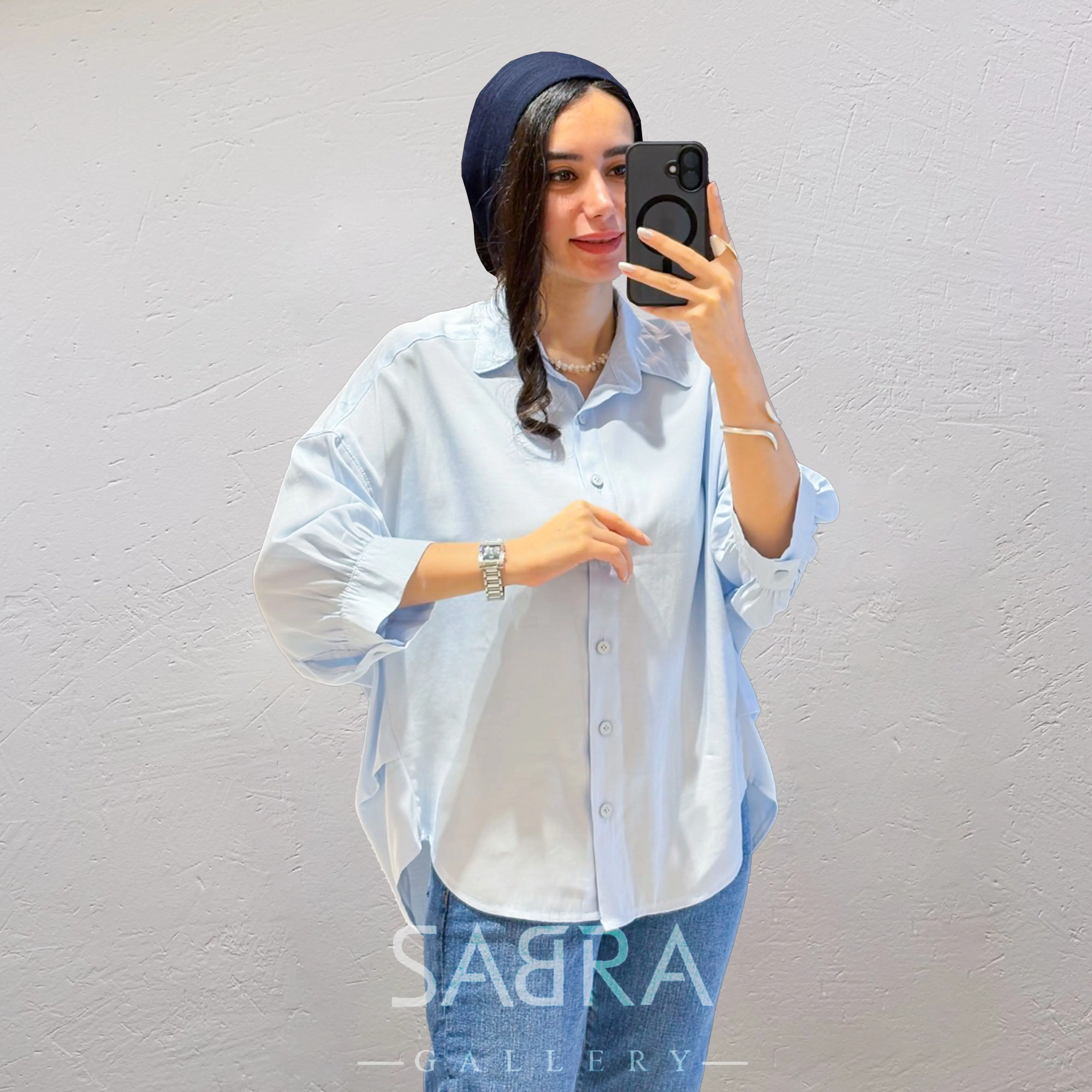 شومیز سیلک مچ دار