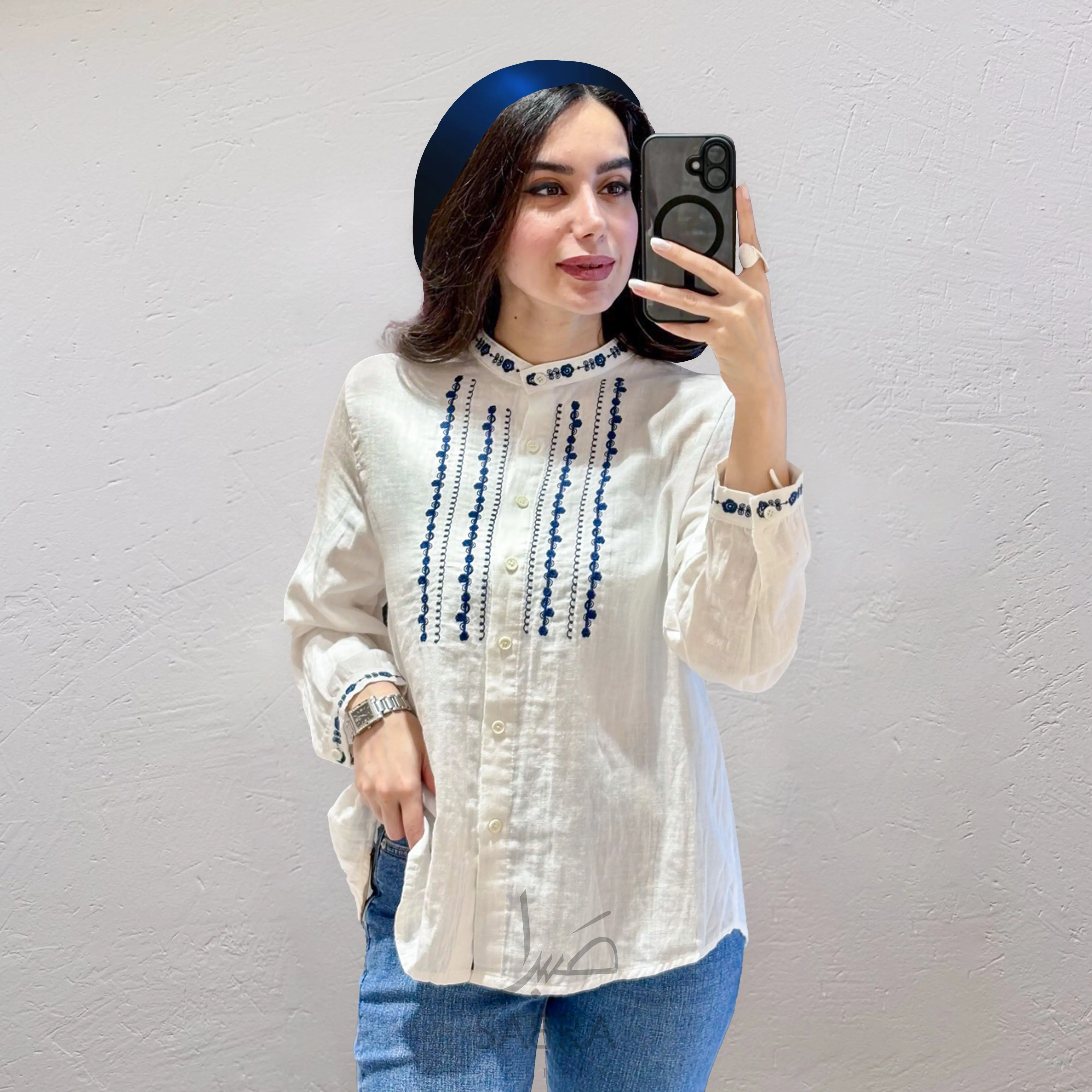 شومیز سیندرلا گلدوزی