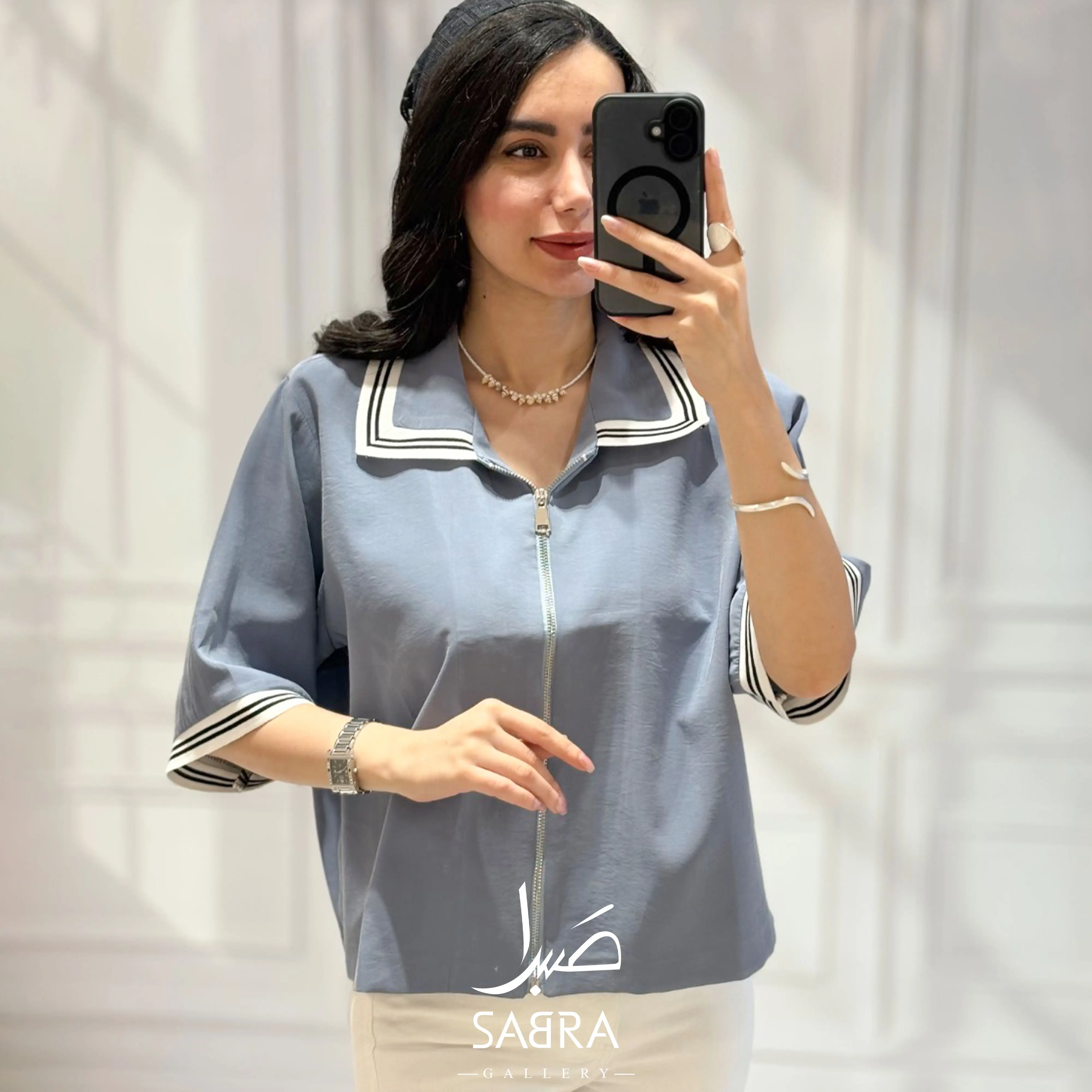 اور شرت سیلک سه خط کشبافت