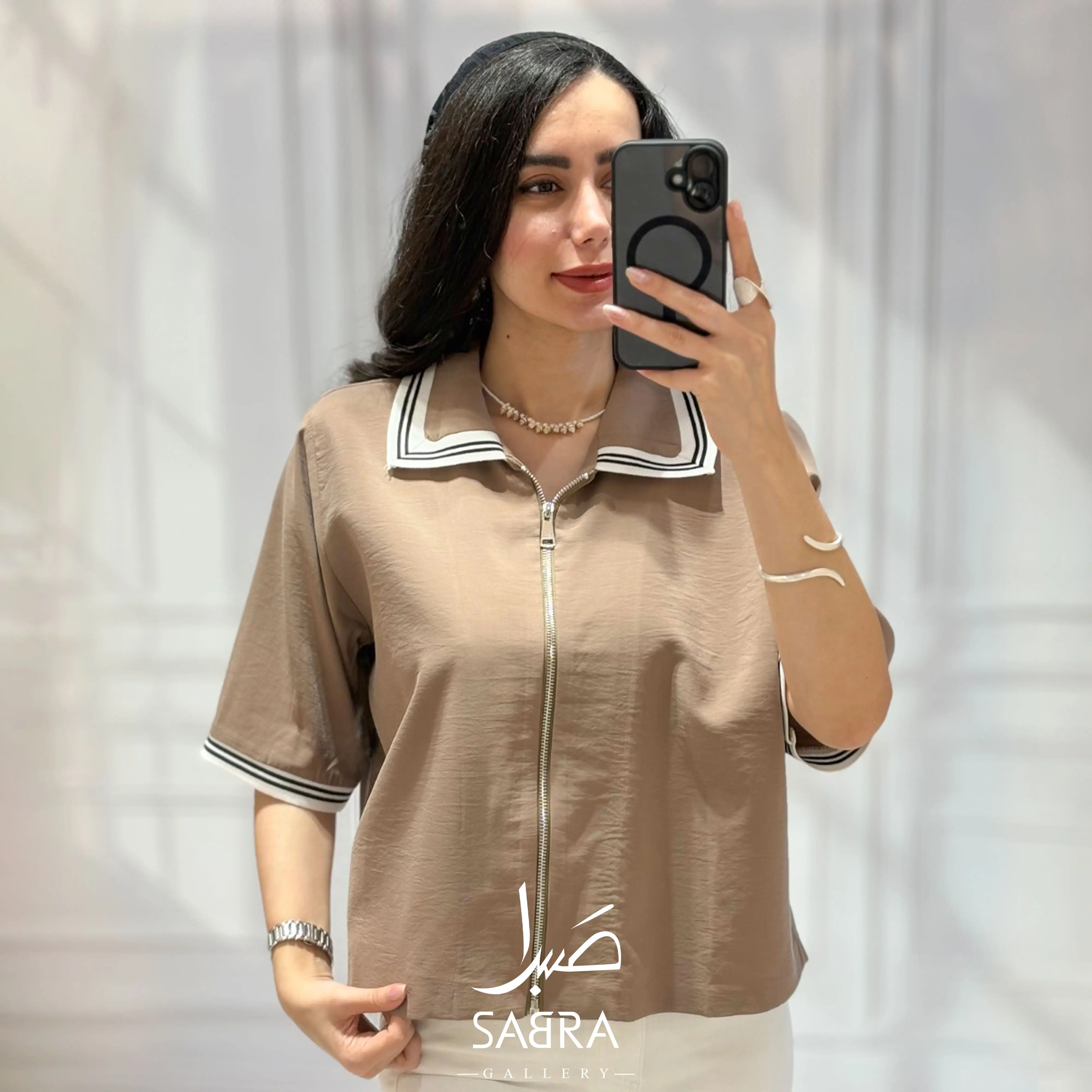 اور شرت سیلک سه خط کشبافت