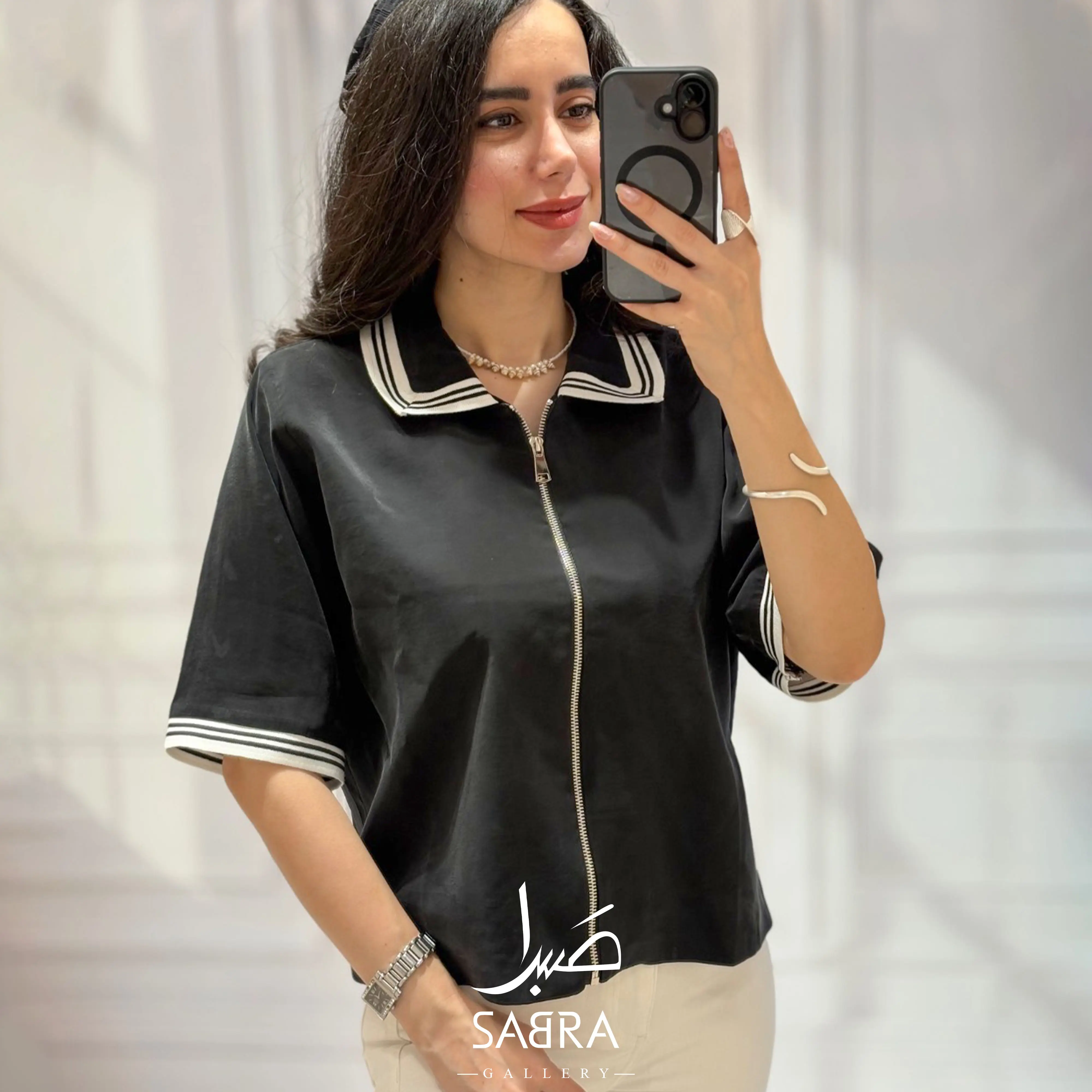 اور شرت سیلک سه خط کشبافت