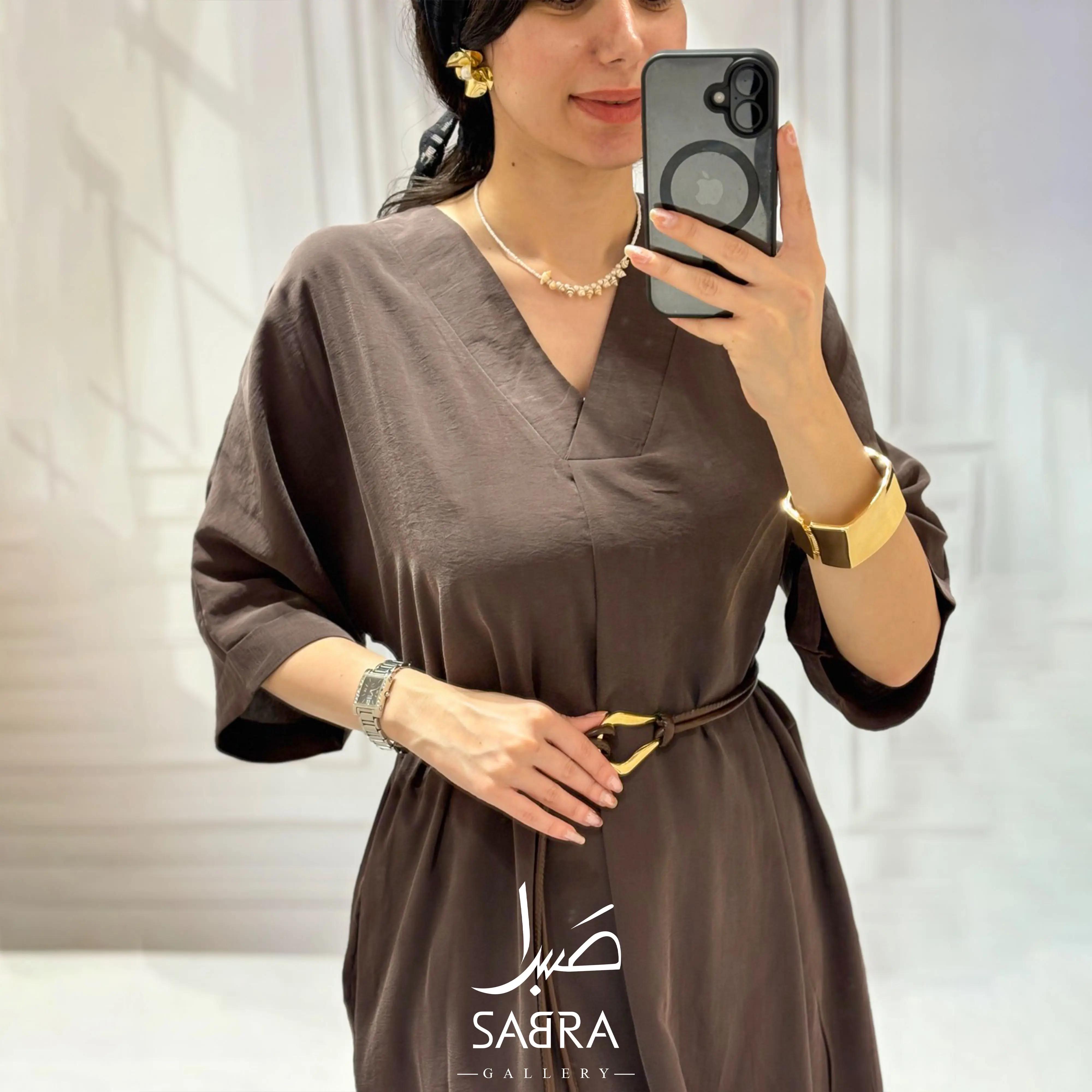پیراهن یقه هفت سیلک