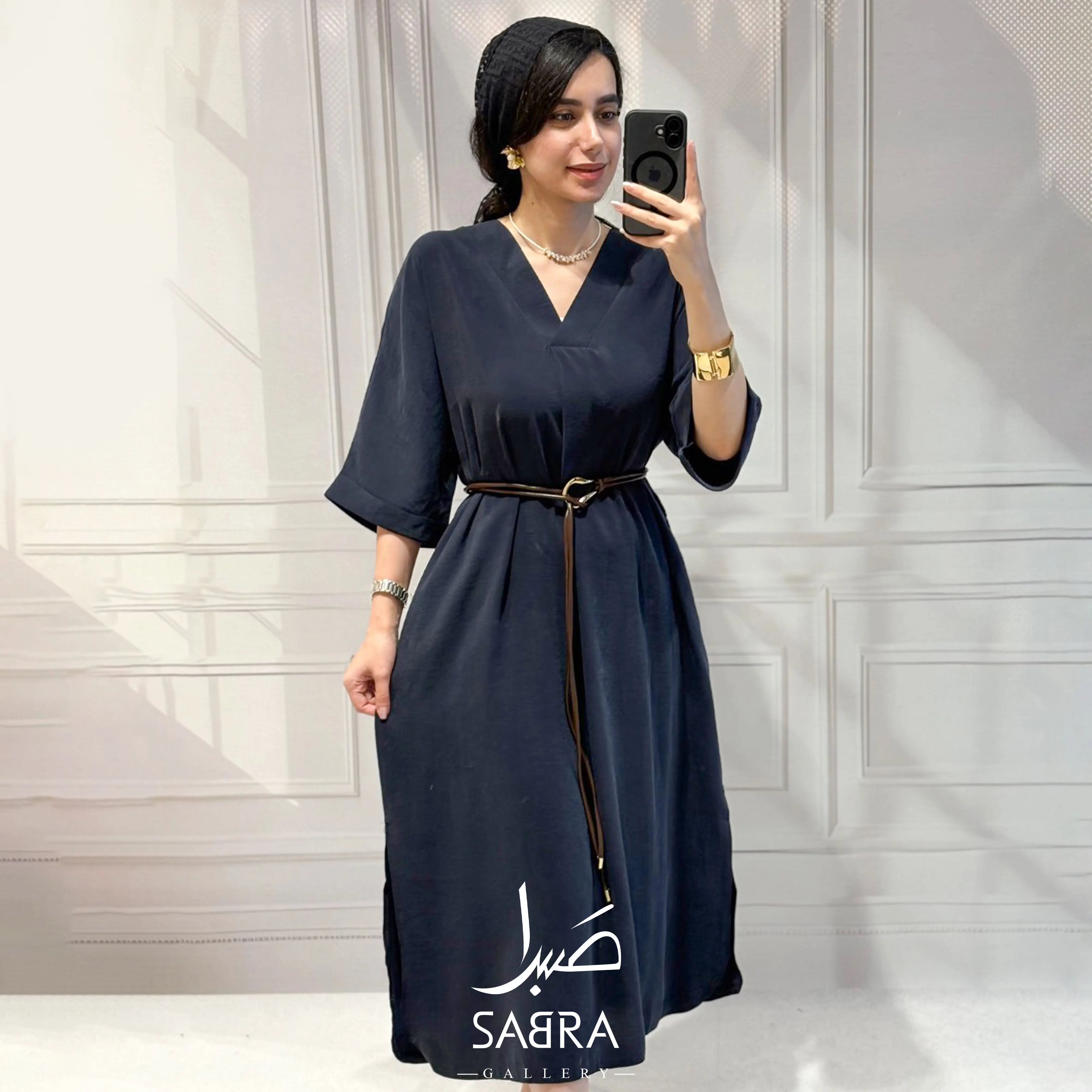 پیراهن یقه هفت سیلک