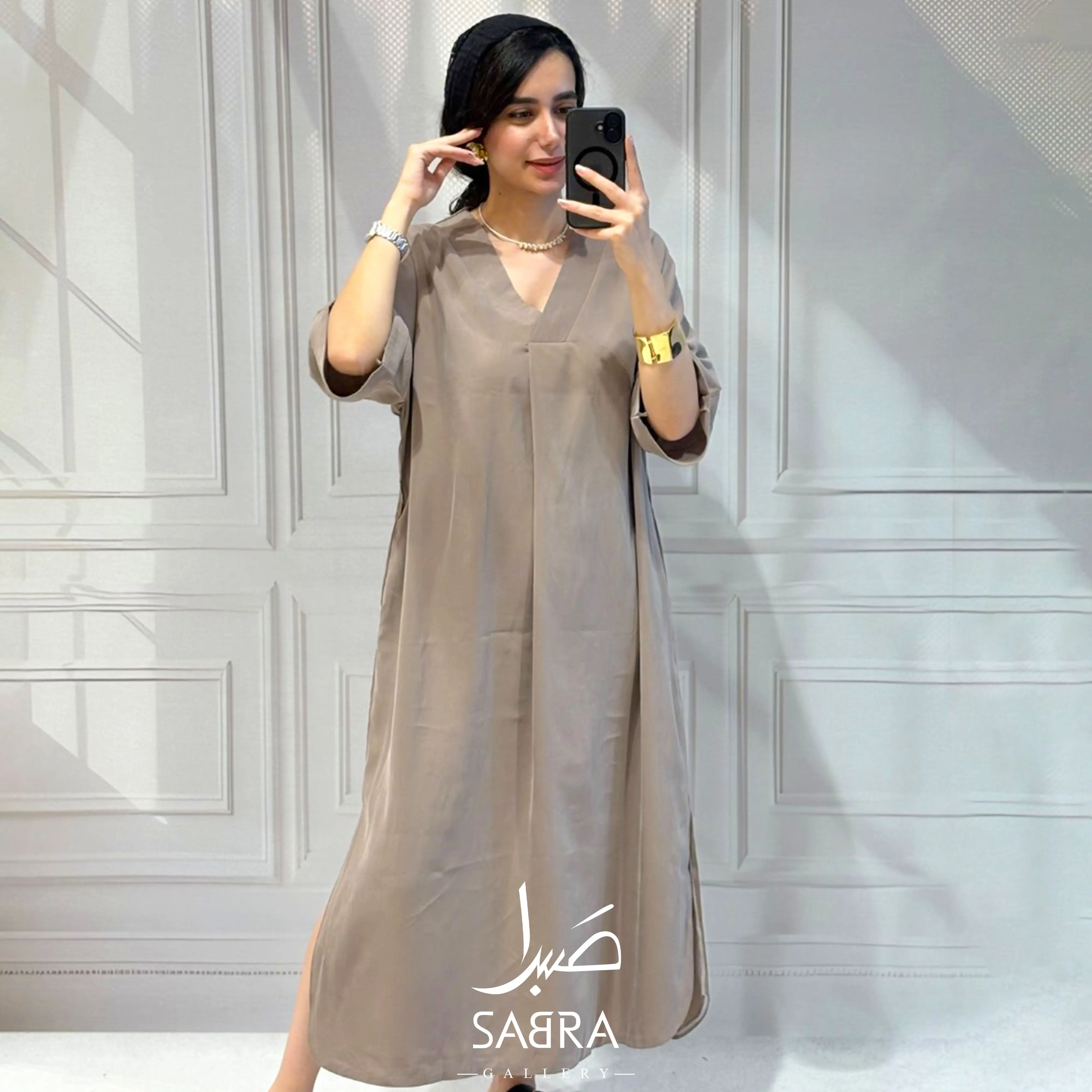 پیراهن یقه هفت سیلک