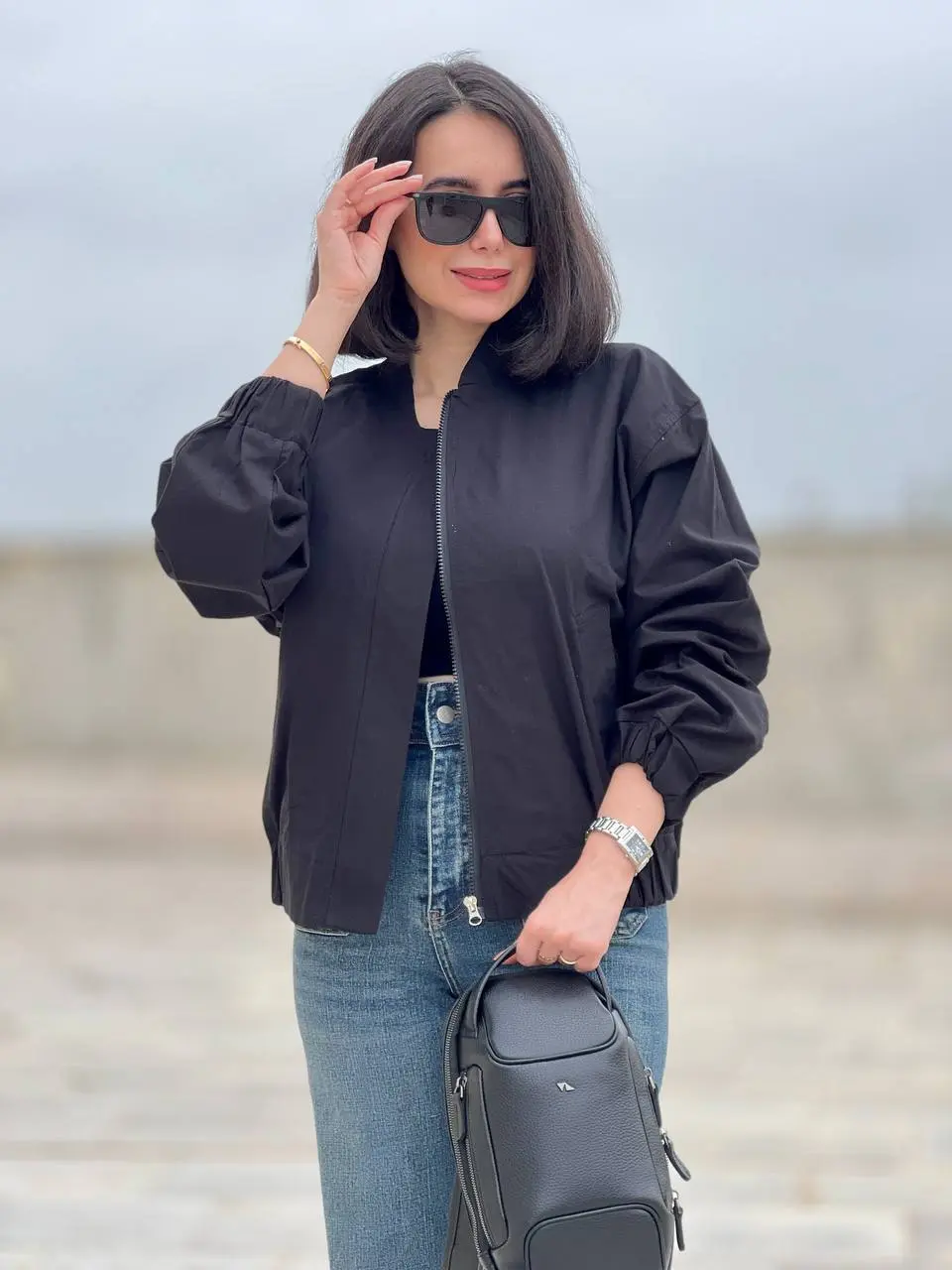 بامبر جکت لینن