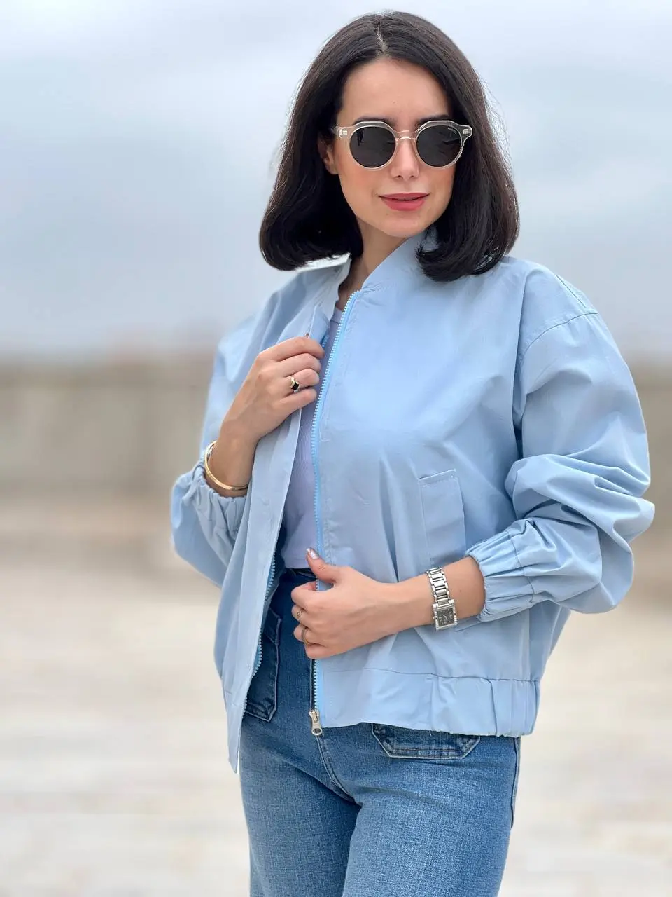 بامبر جکت لینن