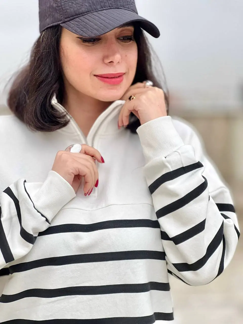 بلوز دورس نیم زیپ LC