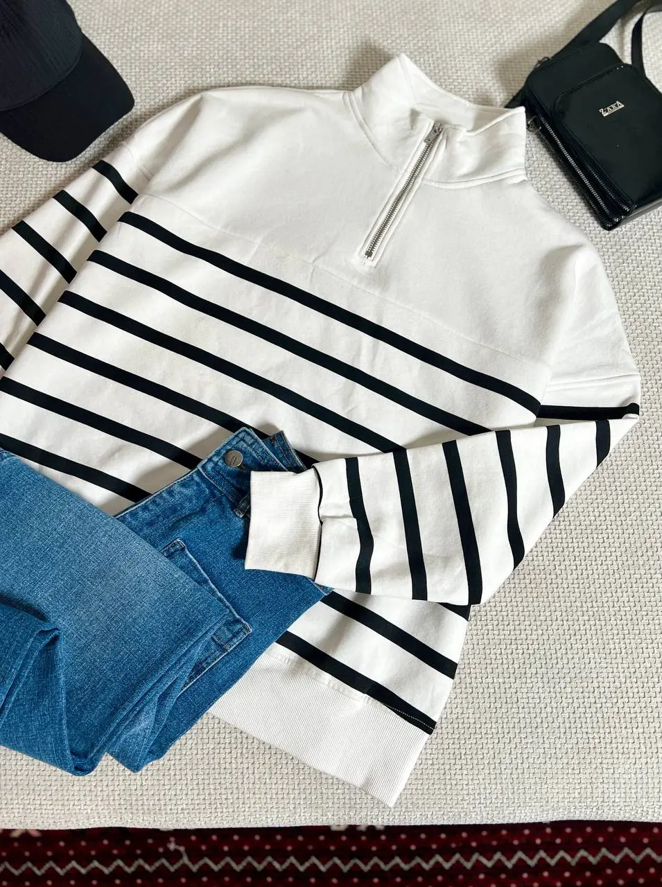 بلوز دورس نیم زیپ LC