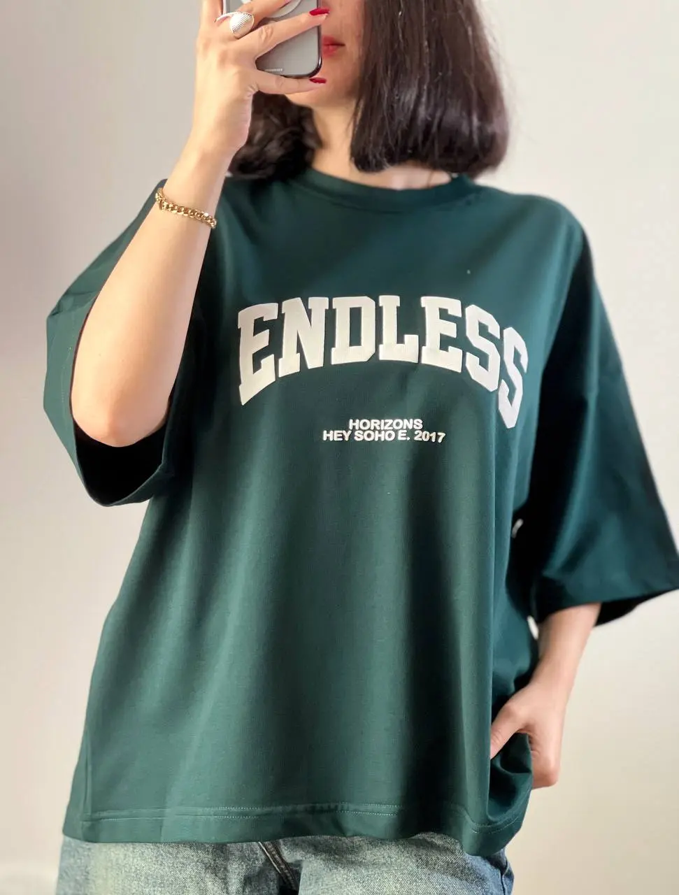 تیشرت باکسی مچینست ENDLESS