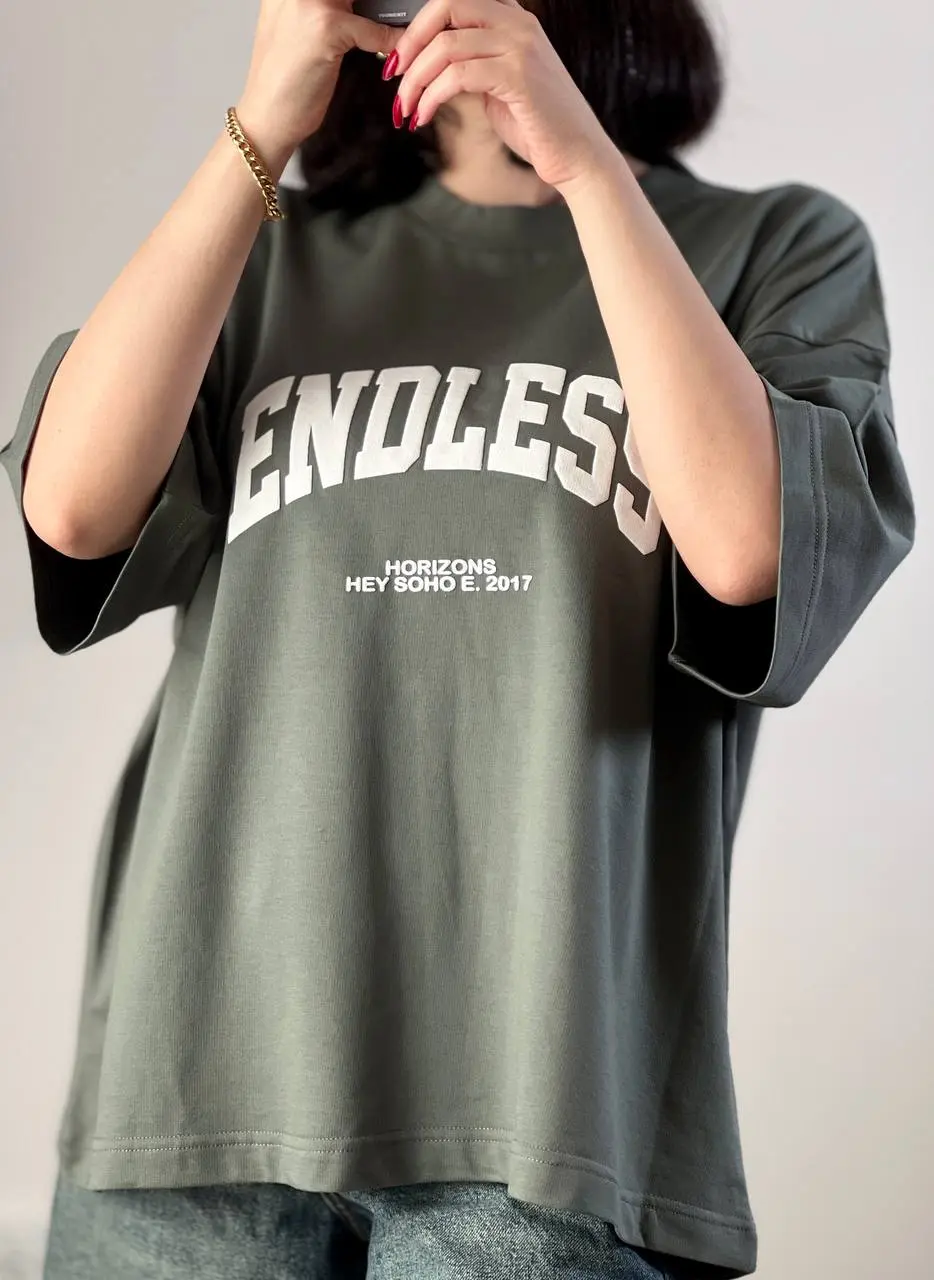 تیشرت باکسی مچینست ENDLESS