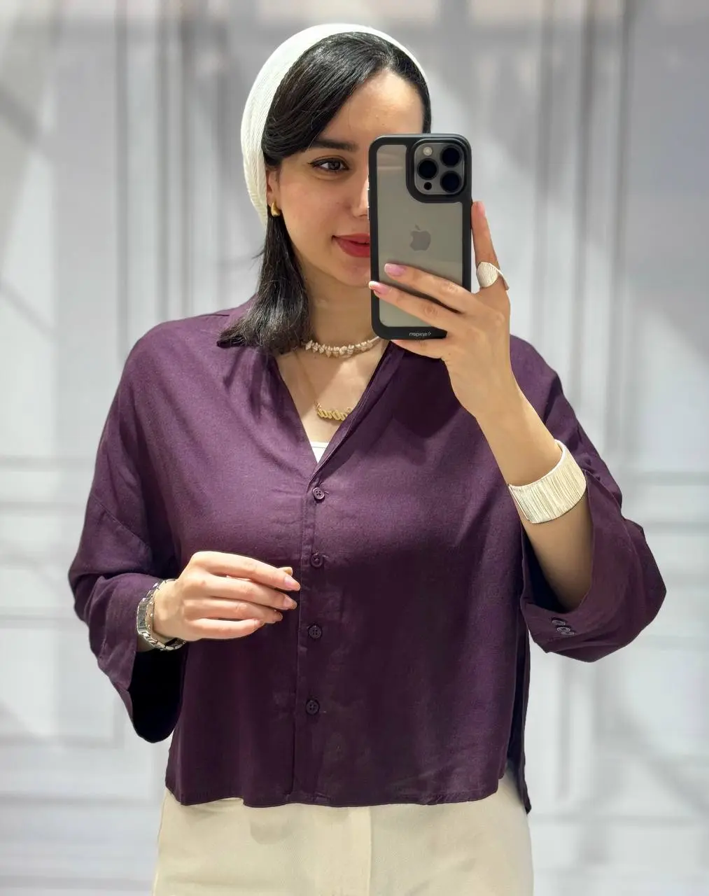 شومیز زنانه پشت پیله MANGO